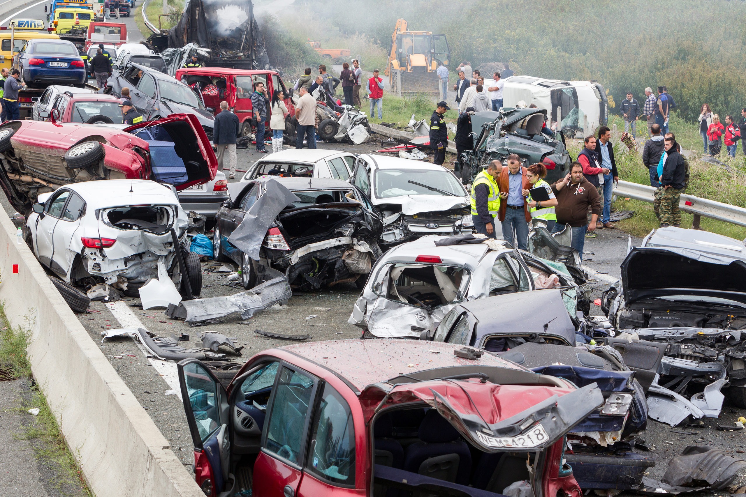 pileup accident cause highway Florida lawsuit claim attorney lawyer